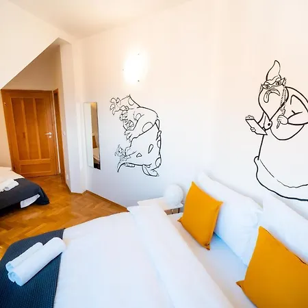 Klimentska Cartoon Apartment Prague